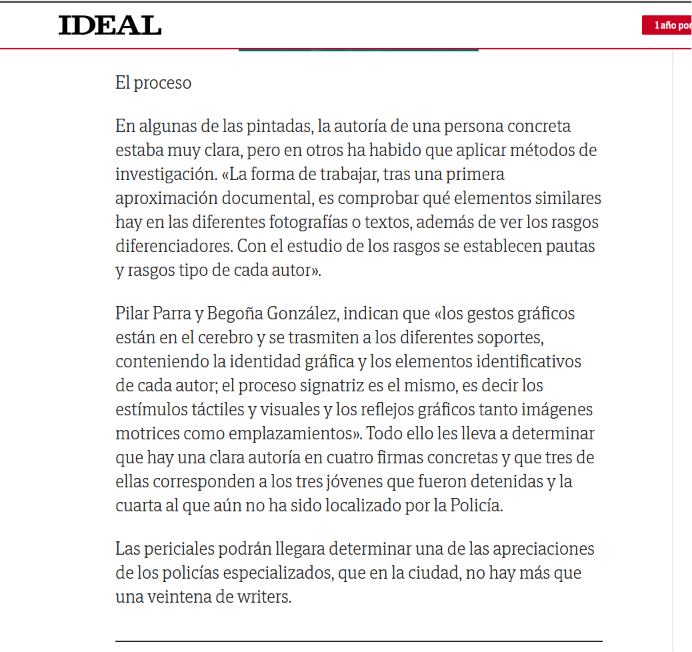 La forma de escribir es un elemento identificador aceptado en todo el mundo Ideal 2